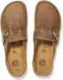 Birkenstock Stijlvolle Mocassin Clog met Grote Gesp Beige Dames - Thumbnail 3