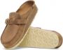 Birkenstock Stijlvolle Mocassin Clog met Grote Gesp Beige Dames - Thumbnail 4