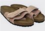 Birkenstock Women's Oita Suede Leather Sandalen Narrow bruin - Thumbnail 3