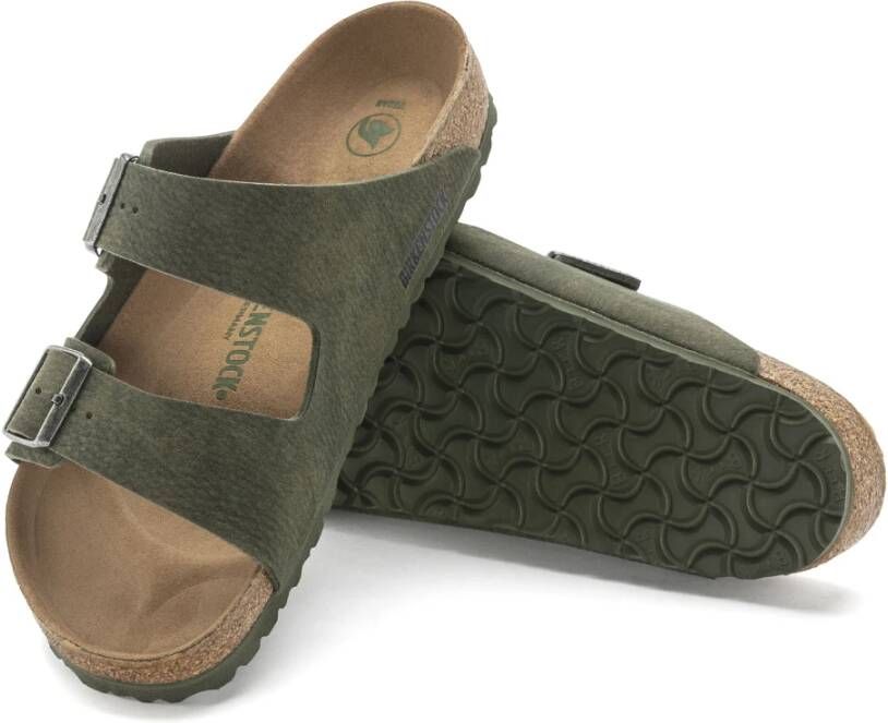 Birkenstock Groene Heren Sliders Stijlvol en Comfortabel Green Heren - Foto 4