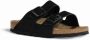 Birkenstock Zwarte Suède Sandalen met Metalen Gesp Black - Thumbnail 4