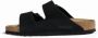 Birkenstock Zwarte Suède Sandalen met Metalen Gesp Black - Thumbnail 5