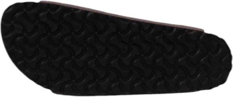Birkenstock Suede Sliders Purple Dames