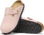 Birkenstock Suède Muiltjes met Zijgesp Sluiting Pink - Thumbnail 11