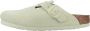 Birkenstock Suedeleren muiltjes Green - Thumbnail 5