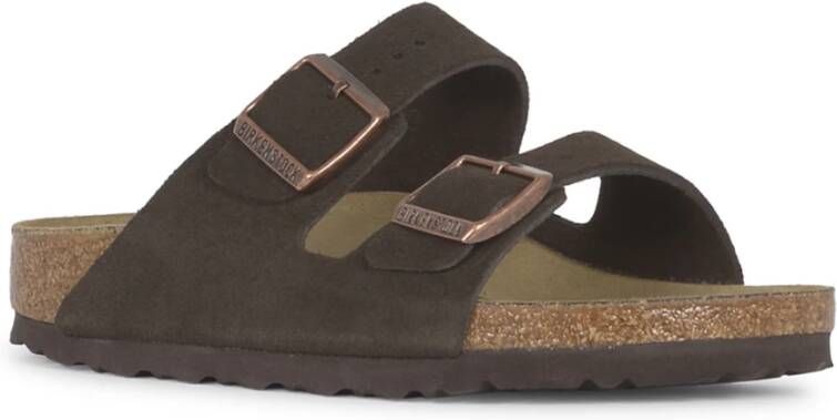 Birkenstock Suede Leder Sandalen Arizona Style Brown Dames