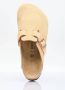 Birkenstock Latte Cream Suède Klompen Beige Heren - Thumbnail 11