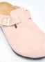 Birkenstock Suède Muiltjes met Zijgesp Sluiting Pink - Thumbnail 14