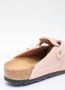 Birkenstock Suède Muiltjes met Zijgesp Sluiting Pink - Thumbnail 17