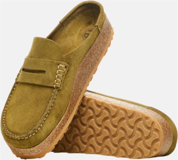 Birkenstock Naples Suède Leder Green Heren