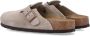 Birkenstock Suede Sandalen met Metalen Gesp Beige Heren - Thumbnail 4