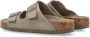 Birkenstock Suède Sandalen met Verstelbare Banden Green Heren - Thumbnail 4
