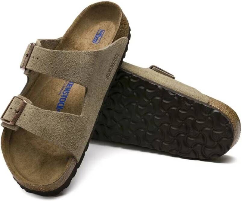 Birkenstock Taupe Arizona Sandalen Beige Heren