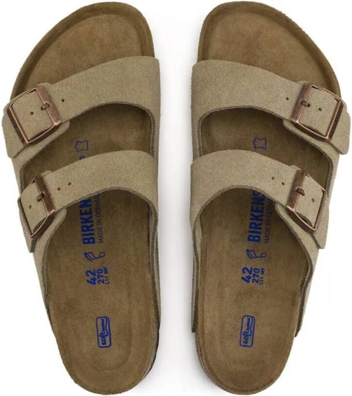 Birkenstock Taupe Arizona Sandalen Beige Heren