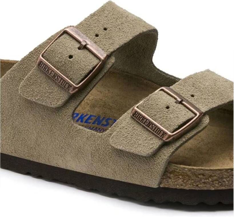 Birkenstock Taupe Arizona Sandalen Beige Heren