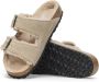 Birkenstock Arizona Shearling Slippers Stone Coin Narrow fit | Grijs | Suède - Thumbnail 180