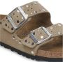 Birkenstock Taupe Arizona Rivet Sliders Beige Dames - Thumbnail 2