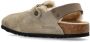 Birkenstock Taupe Slingback Schoenen met Schapenvacht Voering Brown Dames - Thumbnail 5