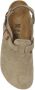 Birkenstock Tokio Suède Leren Clogs Green Heren - Thumbnail 2