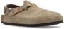 Birkenstock Tokio Suède Leren Clogs Green Heren - Thumbnail 4