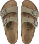 Birkenstock Arizona Heren Slippers Desert Buck Faded Khaki Narrow fit | Groen | Nubuck - Thumbnail 12