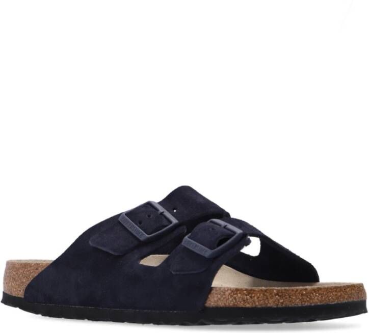 Birkenstock Teenslippers & Sliders Blauw Heren