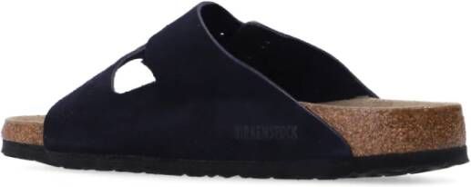 Birkenstock Teenslippers & Sliders Blauw Heren