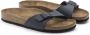 Birkenstock Madrid Dames Slippers Metallic Black Narrow fit | Zwart | Imitatieleer - Thumbnail 55