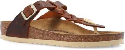 Birkenstock Bruine Gizeh-slides Bruin Dames
