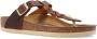 Birkenstock "Gizeh Olie Gewaxt Leren Sandalen voor Dames" Bruin Dames - Thumbnail 56