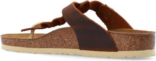 Birkenstock Bruine Gizeh-slides Bruin Dames