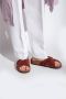 Birkenstock slipper SIENA Chocolate Velours Leather Soft Footbed narrow - Thumbnail 6
