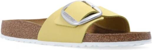 Birkenstock Madrid Big Buckle Slippers Geel Dames