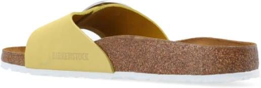 Birkenstock Madrid Big Buckle Slippers Geel Dames