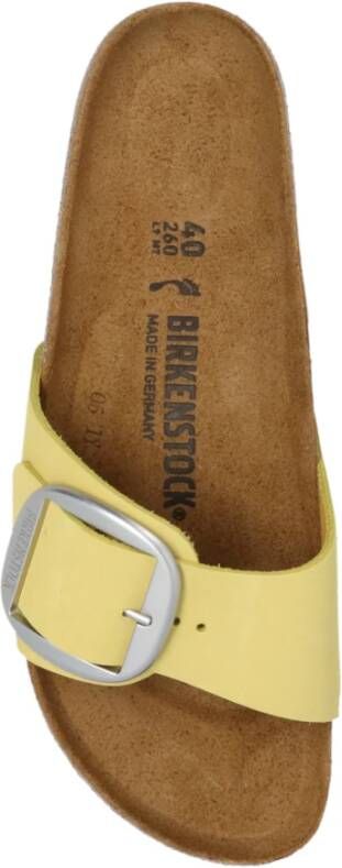 Birkenstock Madrid Big Buckle Slippers Geel Dames