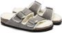 Birkenstock Arizona Shearling Slippers Stone Coin Narrow fit | Grijs | Suède - Thumbnail 97