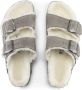 Birkenstock Arizona Shearling Slippers Stone Coin Narrow fit | Grijs | Suède - Thumbnail 99