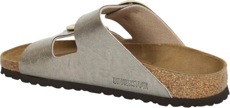 Birkenstock Teenslippers & Sliders Grijs Dames