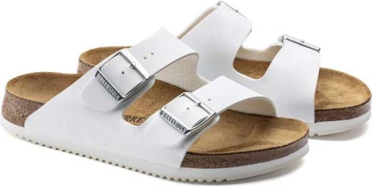 Birkenstock Teenslippers & Sliders Wit Heren