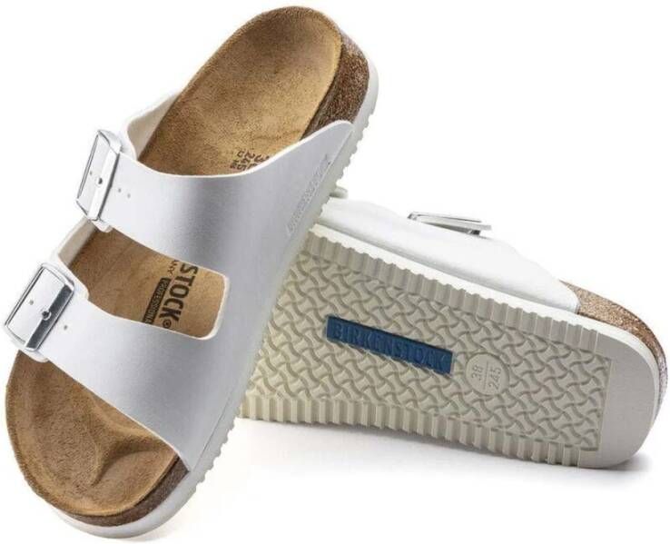 Birkenstock Teenslippers & Sliders Wit Heren