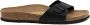 Birkenstock Madrid Dames Slippers Metallic Black Narrow fit | Zwart | Imitatieleer - Thumbnail 39
