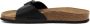 Birkenstock Madrid Dames Slippers Metallic Black Narrow fit | Zwart | Imitatieleer - Thumbnail 40