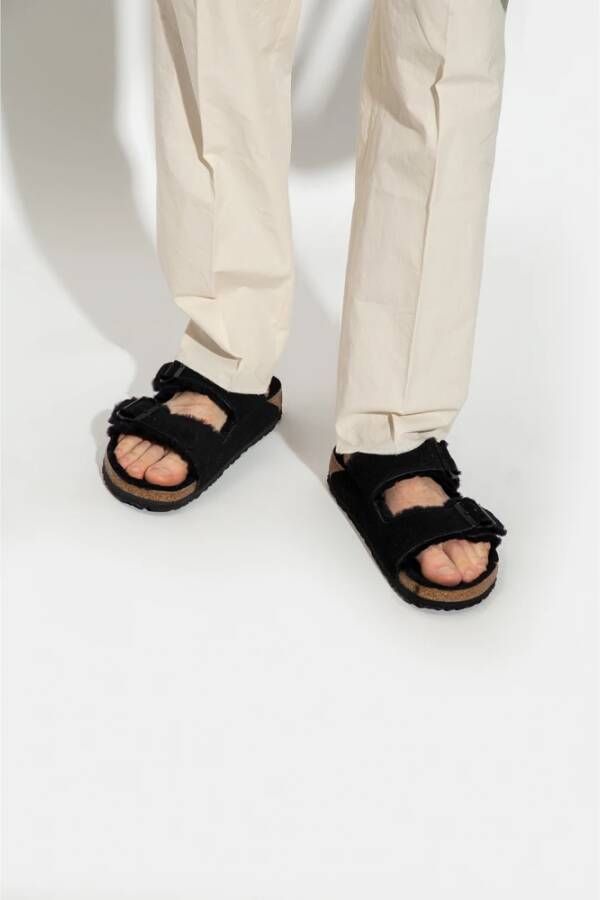 Birkenstock Teenslippers &; Sliders Zwart Heren