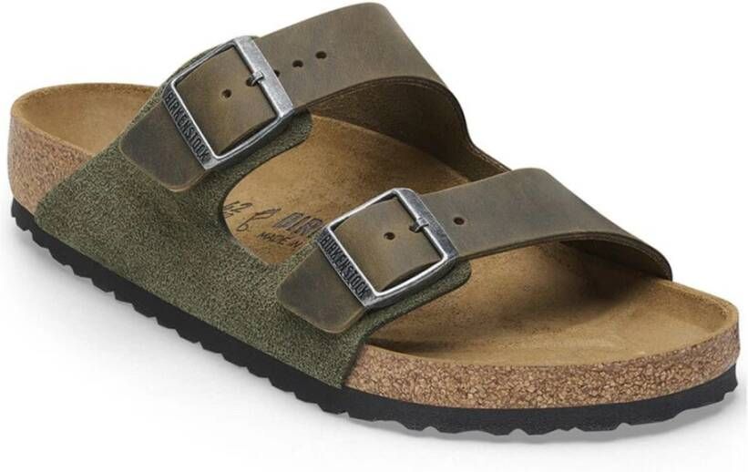 Birkenstock Arizona Sandalen Green Heren