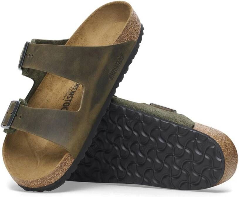 Birkenstock Arizona Sandalen Green Heren