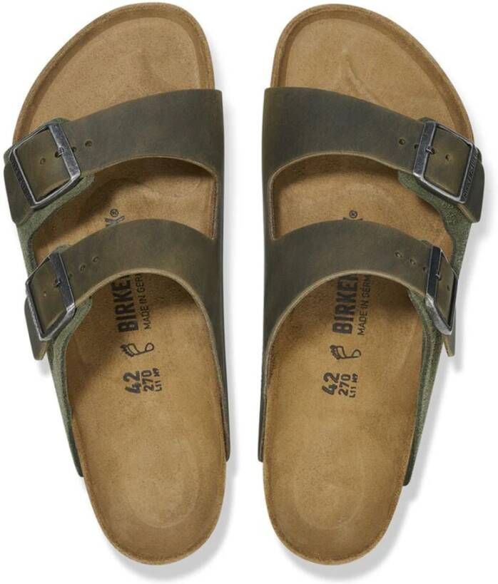 Birkenstock Arizona Sandalen Green Heren