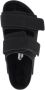 Birkenstock Zwarte Instap Sandalen met Verlengde Banden en Handstiksel Details Black - Thumbnail 6