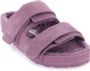 Birkenstock Uji Slides met Suède Bovenwerk en Lamsvacht Voering Purple Dames - Thumbnail 4