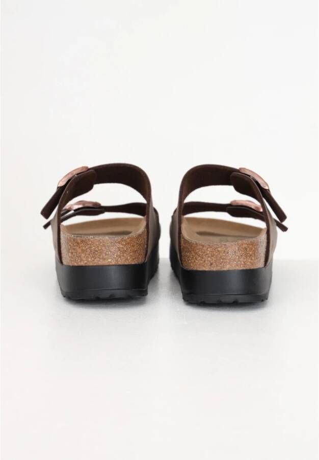 Birkenstock Vegan Platform Sandalen Brown Dames