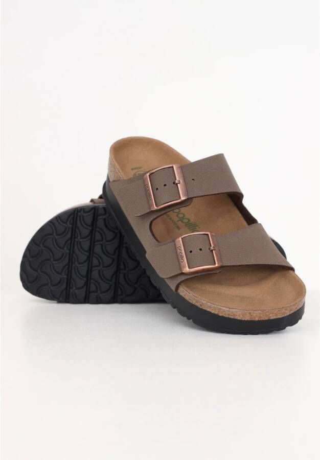 Birkenstock Vegan Platform Sandalen Brown Dames